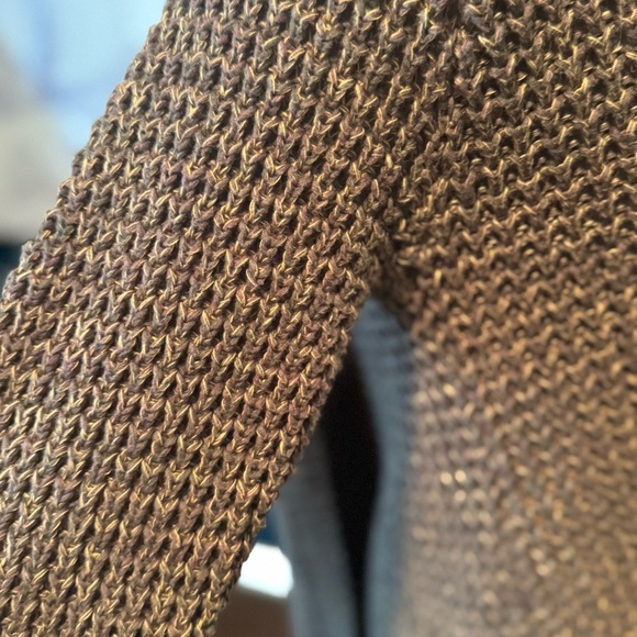 LINE Knitwear Waffleknit Cotton Knee Length Cardigan M - Picture 7 of 9